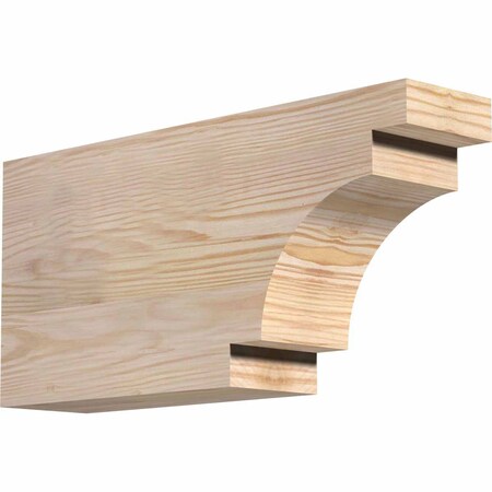 Ekena Millwork Mediterranean Smooth Rafter Tail, Douglas Fir, 3 1/2"W x 8"H x 16"L RFT04X08X16MED00SDF